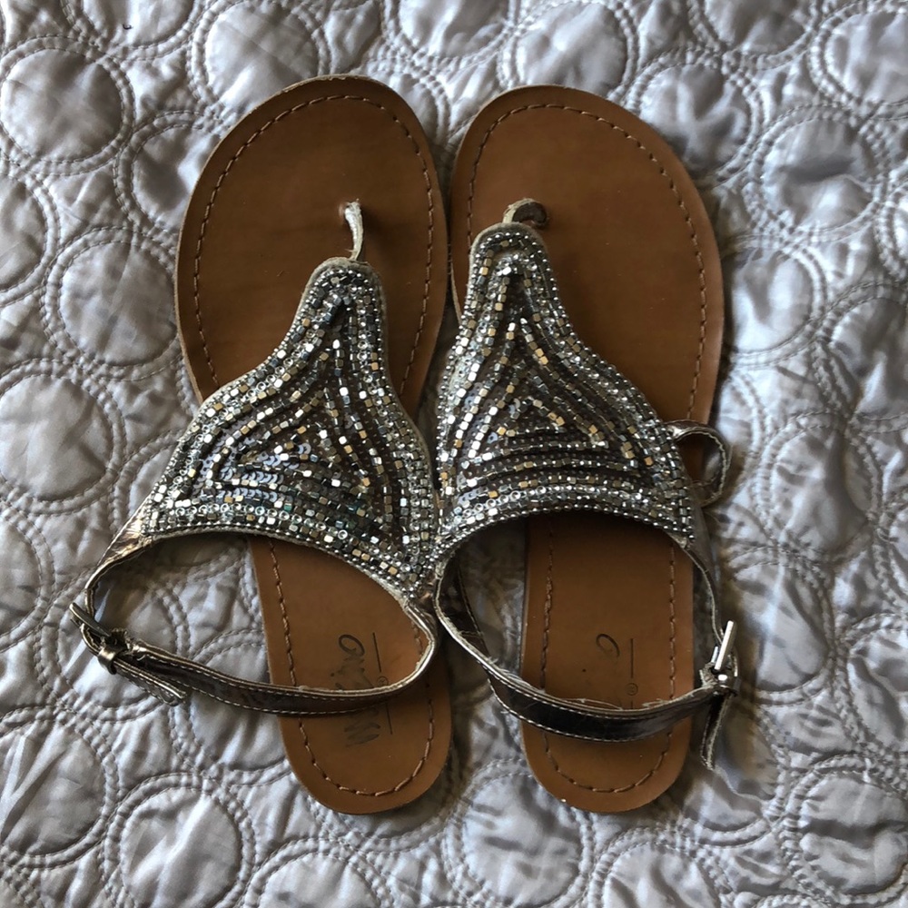 Jeweled sandals